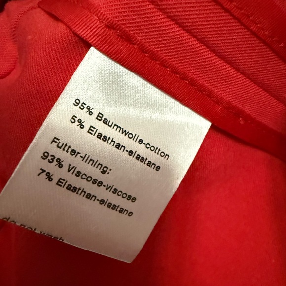 Akris Vibrant Red Jacket Women’s Size 8 - Picture 6 of 8
